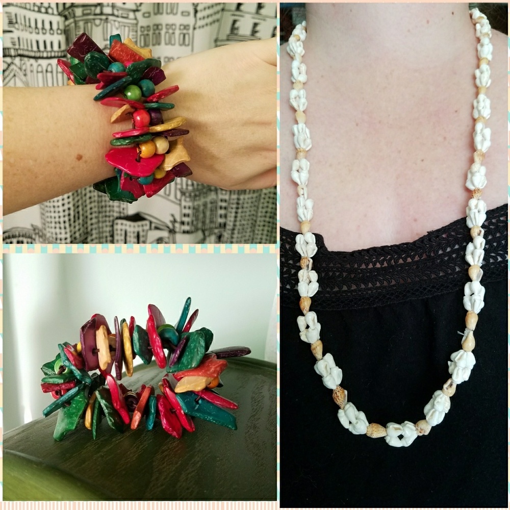 Handmade jewelry from Fiji - never worn!